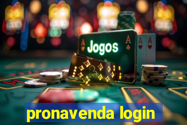 pronavenda login